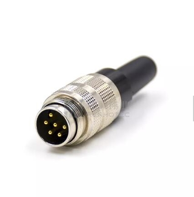 M16 3 Pin Metal Assembly IP67 Soldering Aviation Plug Connector Threaded Coupling