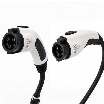 Factory Supply SAE J1772 Type 1 EV Charging Plug 32A 240V AC Connector for Electric Vehicle Charging