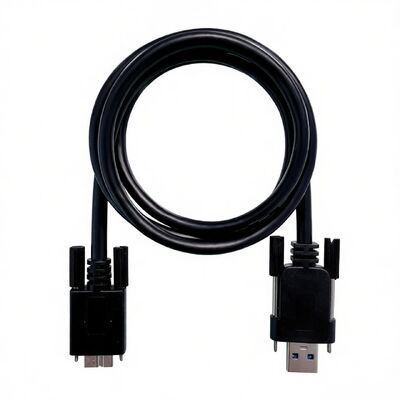 USB 3.0 Micro-B bis Typ-A High-Flex-Vision-Kabel mit doppelten Schraubschlössern