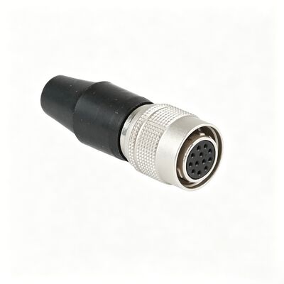 HR10A-10P-12S 12-Pin weiblicher Kreislaufanschluss-Push-Pull-Stecker für industrielle Kameras und medizinische Geräte