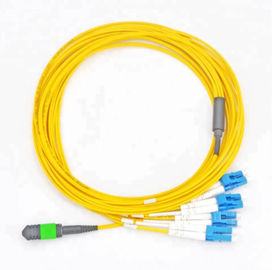 MPO-Verbindungskabel aus optischen Fasern, 8F APC (F) - Schnur LC/UPC Inspektion 3M Fiber Optic Patch
