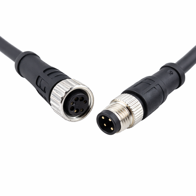 M8 Kreis 2-5PIN Männlicher und weiblicher IP67 wasserdichter Sensoranschluss mit A-Code