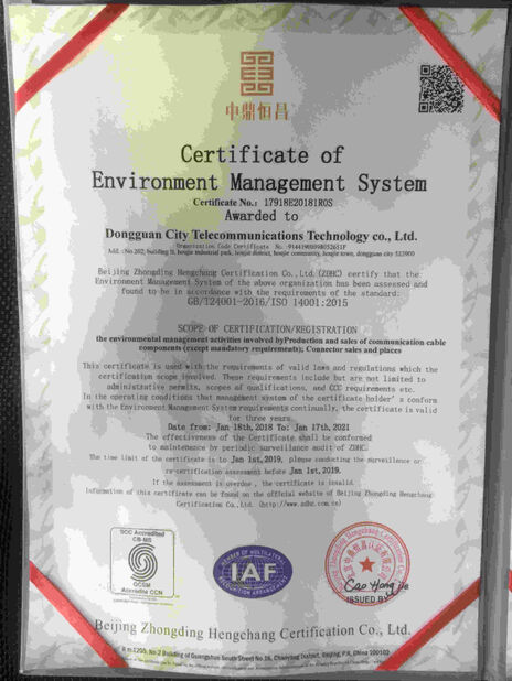 CHINA Dongguan RitianLink Technology Co., Ltd. zertifizierungen