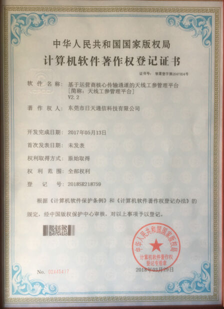 CHINA Dongguan RitianLink Technology Co., Ltd. zertifizierungen